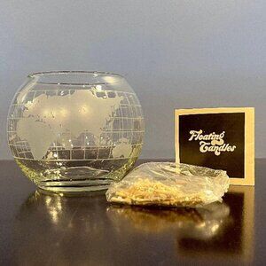 Vintage 1970's Nestles Nescafe World Floating Candle Holder